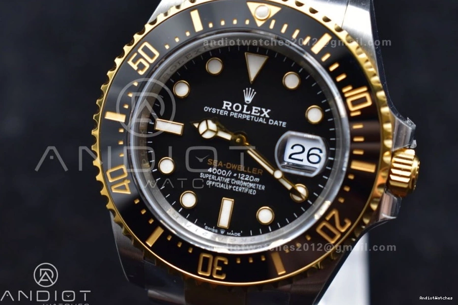 Dial Two on Bracelet SS VS YG Black SmartChoice SS Edition 1073 VSF 126603 Best Tone Sea-Dweller YG 1122